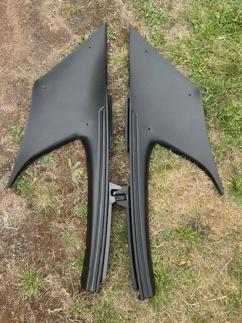 1973 TO 1976 PLYMOUTH DUSTER DODGE DART SPORT BLACK SAIL PANELS - Image 1 of 4