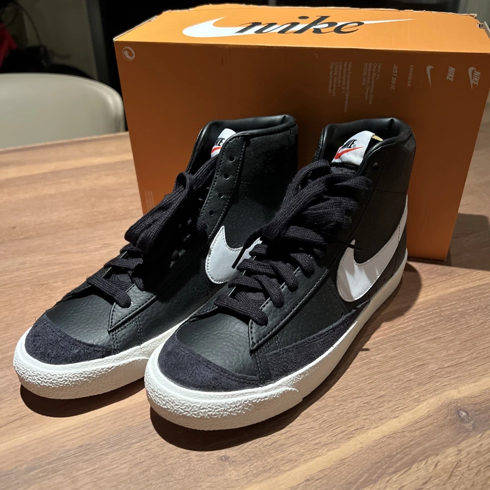 Nike Blazer Mid 77 Vintage Black Sail BQ6806-002 Mens NEW Size 9.5 - Image 1 of 4