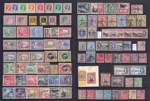 Estampillas mixtas de Br Commonwealth. QV - QEII. Como nuevo, usado. Cat aprox 550€ - Imagen 1 de 9