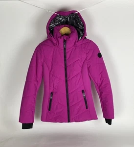 Michael Kors Short Tan Gold Packable Puffer Coat Jacke Size Large - Bild 1 von 8