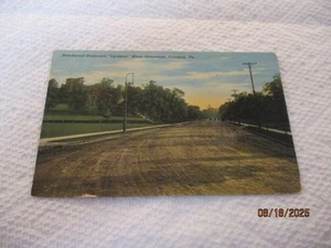 PITTSBURG, PA - Beachwood Boulevard, "Lynhurst" Shaw Homestead Postcard - Picture 1 of 2