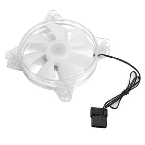 Computer Cooling Fan 4-Pin Colorful LED High Performance With Hydraulic Beari CB - Afbeelding 1 van 17