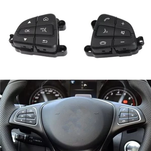 L &R Steering Wheel Right Cruise Control Switch Button for Benz 15-18 W205 C25Tk - Picture 1 of 14