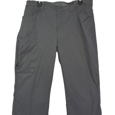 Pantalones tecnológicos forrados de vellón Eddie Bauer para hombre 38x30 gris senderismo al aire libre Foto 1 de 4