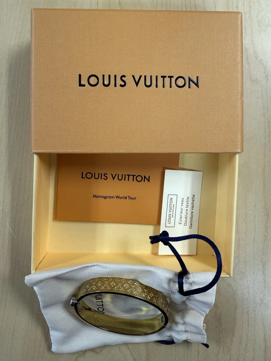 Louis Vuitton カフ・ナノグラム　シルバーs louis vuitton cuff | eBay