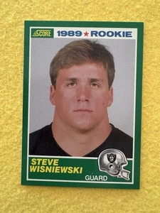 Score Steve Wisniewski RC 1989 Oakland Raiders #254 - Imagen 1 de 1