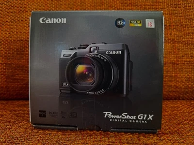 Canon PowerShot G1X schwarz, einwandfreier Zustand - Bild 1 von 4