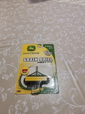 Ertl  John Deere  1/64 Scale  Grain Drill #37015  Die-Cast Metal NIP - Image 1 of 3
