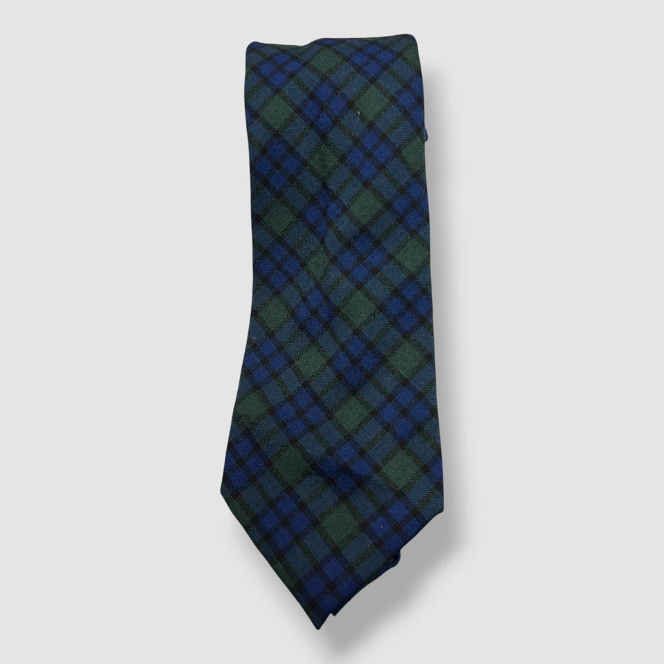 Corbata a cuadros azul verde Tommy Hilfiger para hombre 60 x 3 Foto 1 de 1