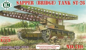 Unimodels UMT710-01 - 1:72 ST-26 sapper (bridge) tank, plastic tracks - Neu - Picture 1 of 1