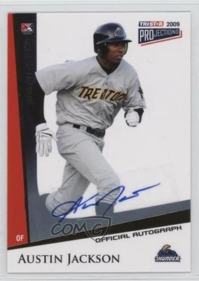 2009 年 TRISTAR PROjections 金色签名 /25 奥斯汀·杰克逊 #61 签名 — 第 1/2 张图片