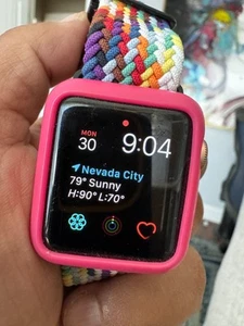 Apple Watch Series 3 38mm Space Gray (A1860, GPS + Cellular) – Great Condition - Zdjęcie 1 z 11