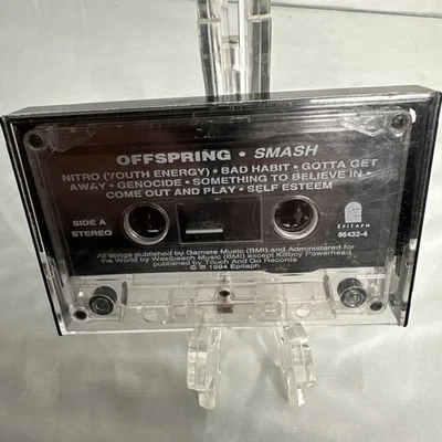 Offspring - Smash Cassette Tape 1994 Touch And Go Records No Insert W/Plain Case Foto 1 de 4