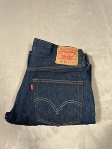 Vintage Levis 501xx Jeans Mens Size 33x28 Button Fly Raw Denim 00’s - Picture 1 of 16