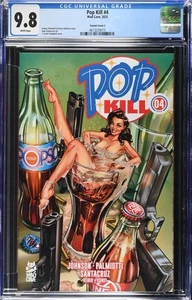 CGC 9.8 - Pop Kill 4 J Scott Campbell "Frisky" Variant ~ Mad Cave 2025 - Picture 1 of 4