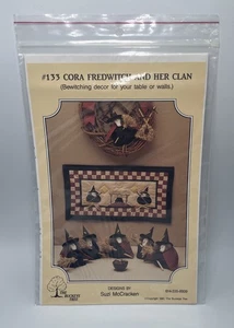 Vintage The Buckeye Tree Pattern Cora Fredwitch & Her Clan Halloween Decoration - Picture 1 of 3