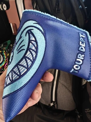 New Bettinardi Tour Issue Fat Cat Blue Tour Dept Social putter headcover Cover - Image 1 of 3
