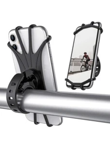Bicycle Bike Mobile Phone Holder Bracket Mount for Handlebar Universal Cycling  - Picture 1 of 8
