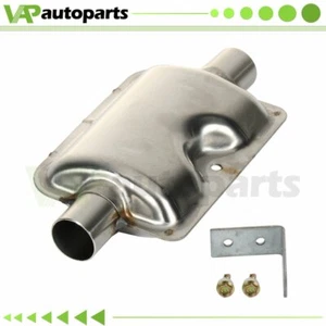 US Steel Exhaust Muffler Pipe Silencer System For Air Diesel Parking Heater - Picture 1 of 5