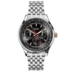 Mens New Sekonda Maverick Pilot Multi Dial Day & Date 50m Watch 30038 Rp £59.99 - Picture 1 of 6