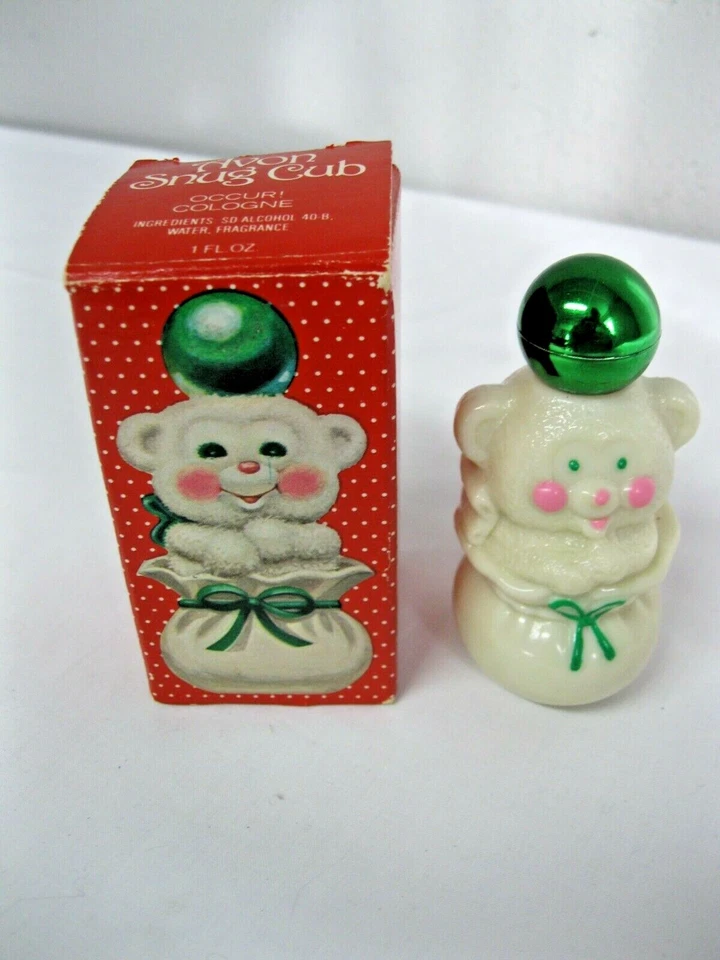 AVON SNUG CUB BEAR OCCUR! COLOGNE; VINTAGE FULL BOTTLE; NEW OLD STOCK W/BOX - Image 1 of 2