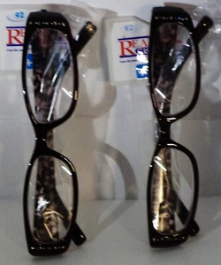 2 FOSTER GRANT Fashion Reader Glasses Lightweight CARLA PRP Plastic Frames +1.25 - Picture 1 of 4