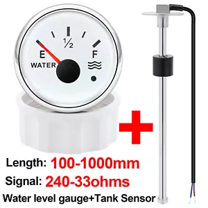 100mm-1000mm Marine Boat Water Sending Unit Tank Level Sender Sensor 240-33ohms - Picture 1 of 43