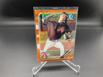 Matt Mercer 2019 Bowman Chrome Prospects Orange Shimmer /25 #BCP-120 Bookend! - Image 1 of 3