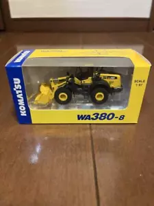 Komatsu Official Diecast Model Wheel Loader WA380-8 1:87 Exclusive Limited - Picture 1 of 8