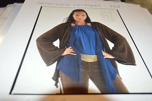Helen Hamann Knitting Pattern 202 Reversible Cardigan 34-42 - Picture 1 of 1