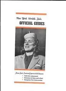 Vintage NY Worlds Fair 1939 OFFICIAL GUIDES Brochure - Picture 1 of 2
