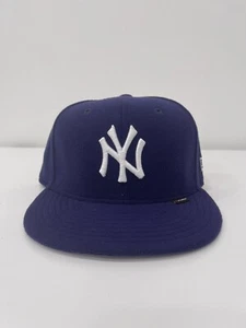 New York NY Yankees New Era Polartec Blue Wind Pro MLB Fitted Cap Hat 7 1/4 - Picture 1 of 8