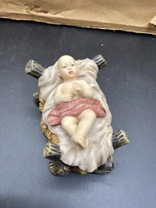 Vintage O'WELL Porzellan Jesuskind Krippe Figur Krippe Keramik - Bild 1 von 6