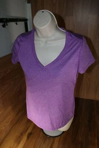 CHAMPION ACTIVE PERFORMANCE PURPLE XS Loose Ample fit DUO DRY cap sleeve Wicking - Picture 1 of 9
