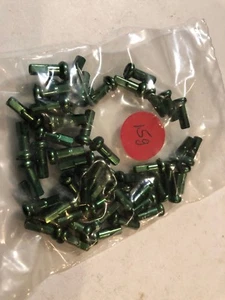 Wheelsmith AN15-Ice Green Aluminum Alloy Spoke Nipples - 50 Pack - Picture 1 of 12