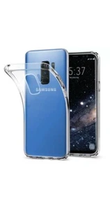 For Samsung Galaxy S9 Clear Case Transparent Silicone Bumper Cover - Picture 1 of 2