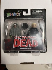 Minimates Walking Dead Series 4 Hooded Michonne And Gabe Figure Set Toy - Picture 1 of 6
