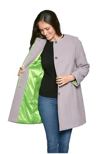 Women Coat Kesta Faux Washable Wool = Polyester 14 UK SIZE - Picture 1 of 7