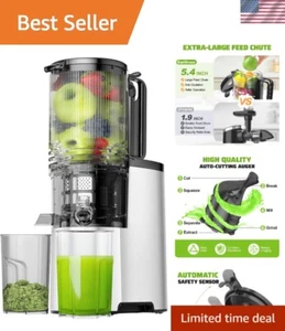 Efficient Cold Press Juicer with Double-Layer Filters for Pure Juice Extraction - Picture 1 of 10