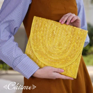 Cabo Woven Clutch - Picture 1 of 10