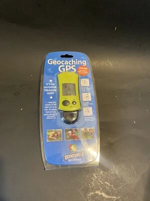 Geomate Jr Geocaching GPS Green  NEW 250k preloaded Geochaches - Image 1 of 4