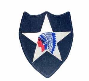 Military Patch vtg native chief Raiders emblem uniform badge marine army star us - Picture 1 of 3