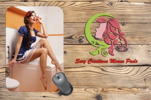 Sexy Brunette - Mouse Pad - Picture 1 of 2