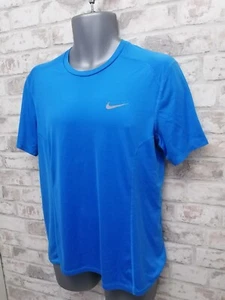 Nike Running Dri-Fit -  T-Shirt  Blue - Tee Shirt Active Wear  - Picture 1 of 9