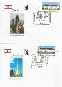 GERMANY - 2007 "BERLIN Views On Castle Bellevue Stamp" Two FDC's (1) !!!!! - Picture 1 of 1