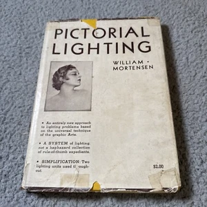 Pictorial Lighting William Mortensen 1938 HC 1st Edition 5th Pr w/Ephemera & DJ - Picture 1 of 22