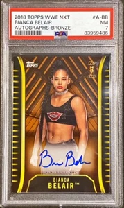 BIANCA BELAIR 2018 TOPPS NXT ATTAX WWE AUTO (PICK UR CARD & GRADE) PSA BGS RC - Picture 1 of 12