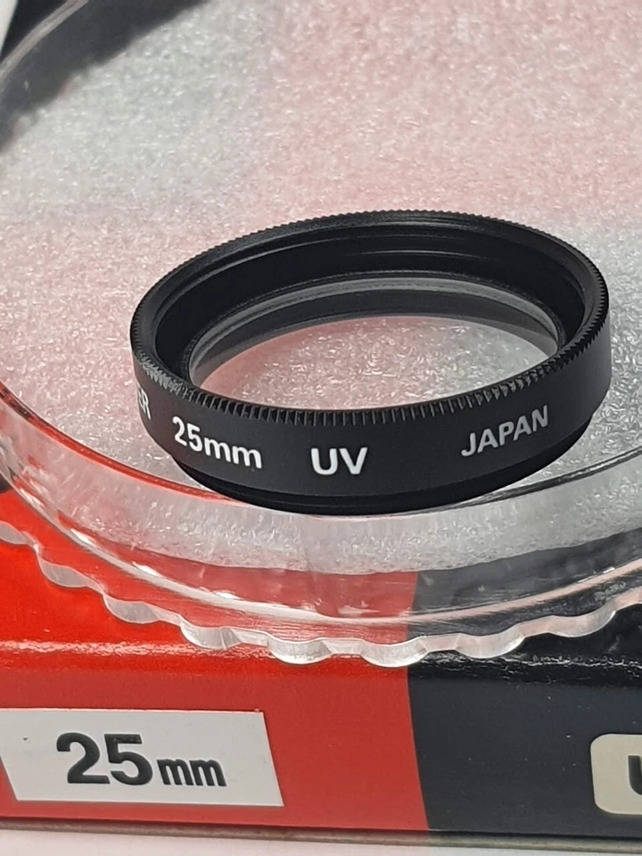 25mm OEM Bower 25 mm UV Coated Glass Lens Protector Filter Japan E-25 E-25 Safty - Image 1 of 4