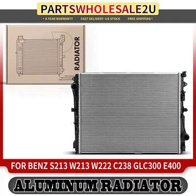 Radiador de aluminio para Mercedes-Benz E300 E400 E43 AMG E450 GLC300 S450 S63 AMG Foto 1 de 4