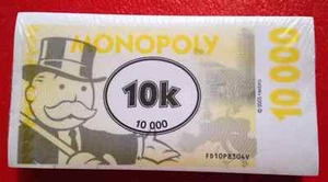 NEW & FACTORY SEALED Pack Of Here & Now Monopoly Bank Note Notes Money - Picture 1 of 2